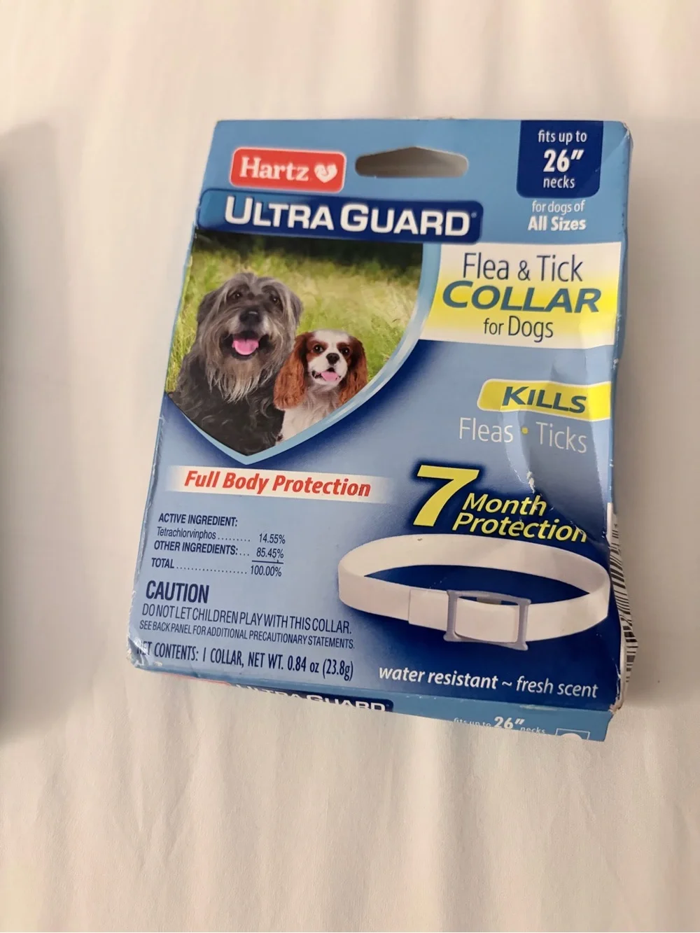 UltraGuard White Flea & Tick Collar for Dogs - 7 Month Protection